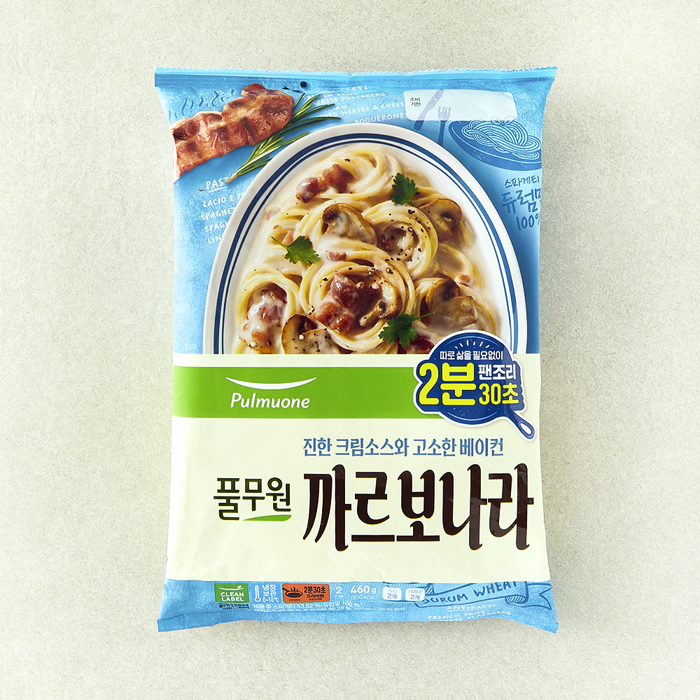 풀무원 까르보나라 스파게티 2인, 460g, 1개