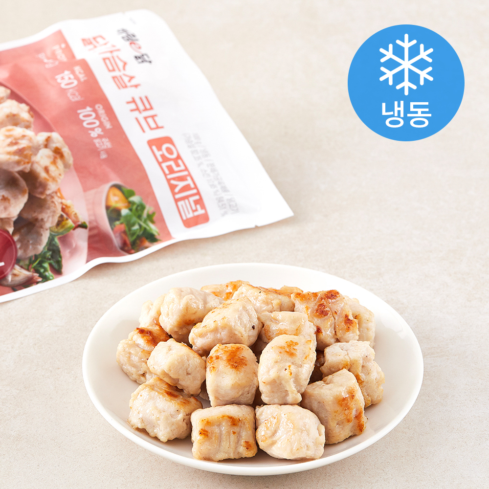 하림이닭 닭가슴살 큐브 오리지널 (냉동), 100g, 1개입, 1개