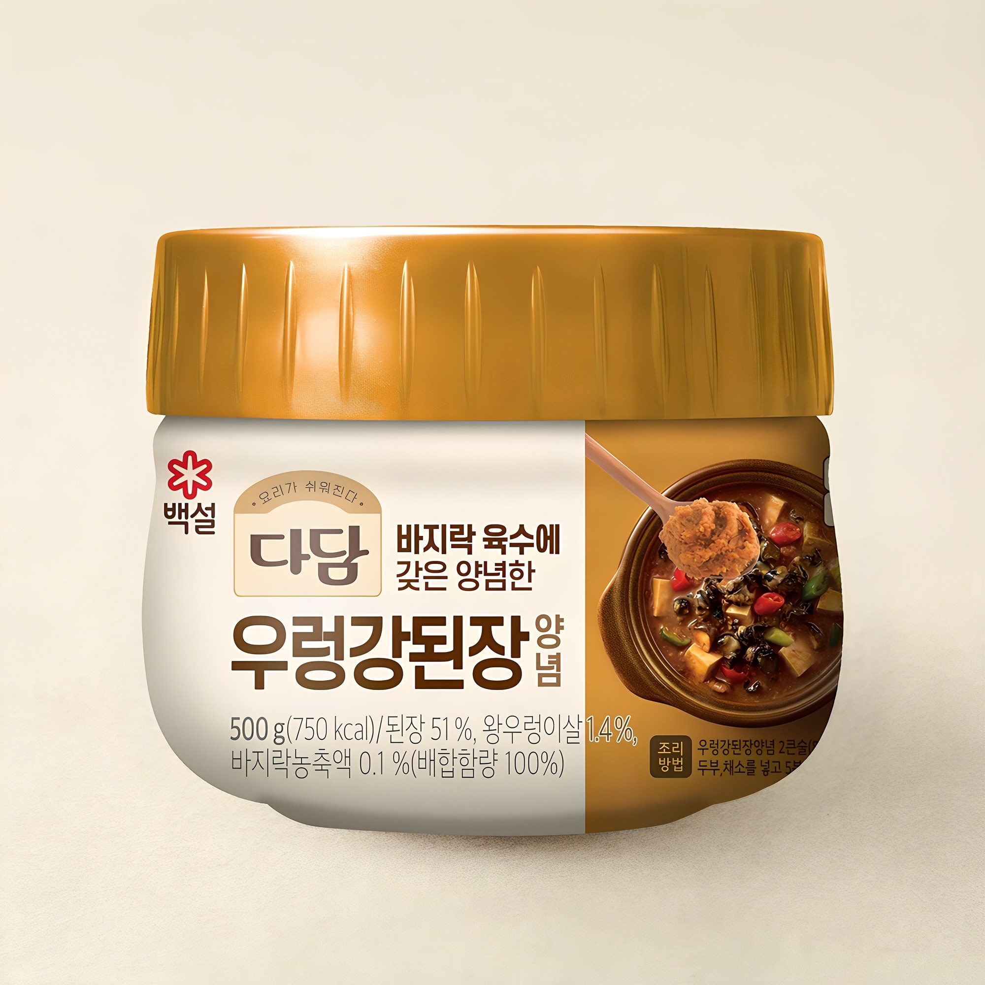 다담 우렁강된장 양념, 500g, 1개