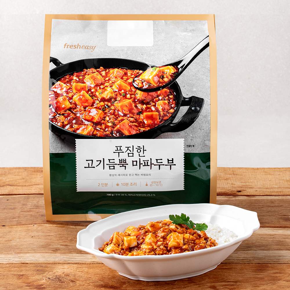 프레시지 푸짐한 고기듬뿍 마파두부, 790g, 1개